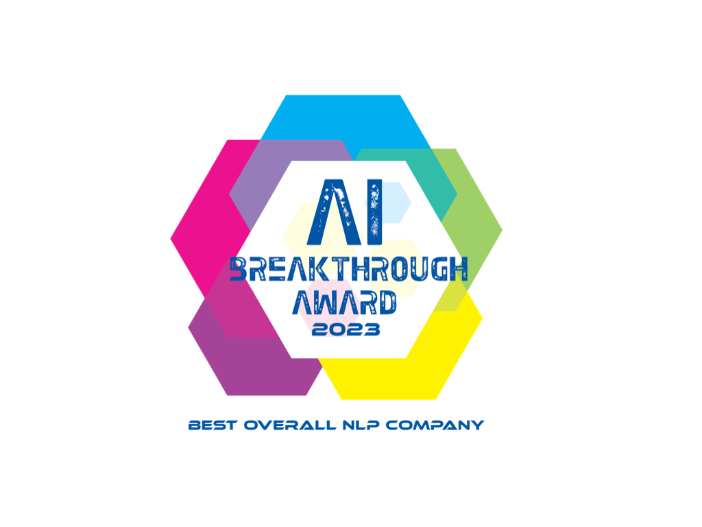 Lexalytics, an InMoment Company, Recognized for Artificial Intelligence Innovation in 2023 AI Breakthrough Awards for Best Overall NLP Company